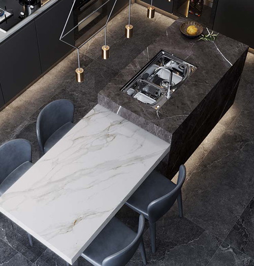CALACATTA ORO & AMANI GREY -H165