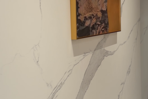 Carrara White & Bulgari Violet