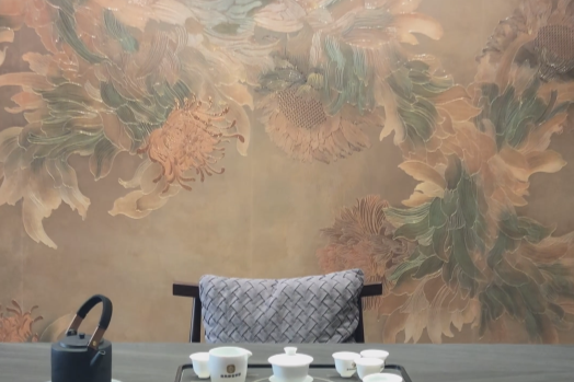 Chinese-style tea room